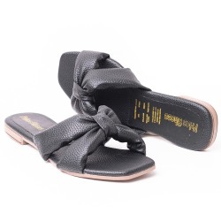 Price Shoes Sandalia Plana para Mujer 462JC010NEGRO