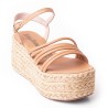 Priceshoes Plataformas en yute Para Mujer 382074AMARETTO