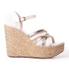 Priceshoes Plataformas en yute Para Mujer 382011TALCO