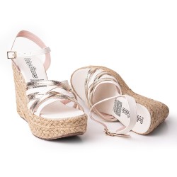 Priceshoes Plataformas en yute Para Mujer 382011TALCO