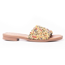Price Shoes Sandalia Plana Mujer 692T102MULTICOLOR