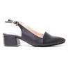 Price Shoes Tacon Cerrado Puntudo Mujer 542684-1NEGRO