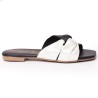 Price Shoes Sandalia Plana para Mujer 462JC017NEGRO
