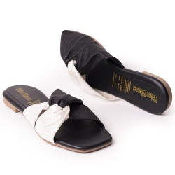 Price Shoes Sandalia Plana para Mujer 462JC017NEGRO