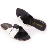 Price Shoes Sandalia Plana para Mujer 462JC017NEGRO