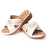 Price Shoes Sandalias Confort para Mujer 6925281CHAMPANA