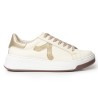 Sky Walk Tenis Moda para Mujer en Cuero 802G02NUDE