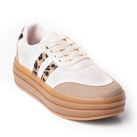 Price shoes Tenis Moda Mujer suela alta 282T-039TALCO
