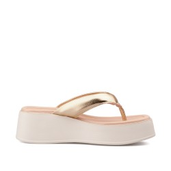 Price Shoes Plataforma para Mujer 0228530-100DORADO