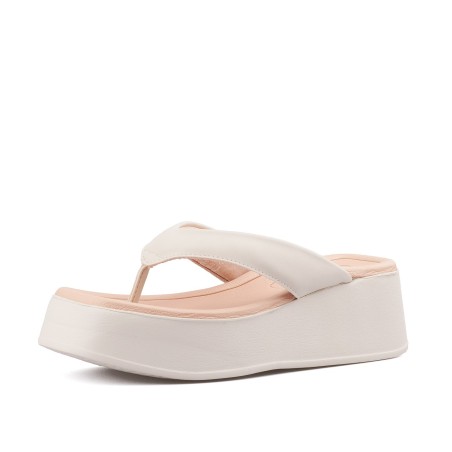 Plataforma para mujer estilo bloque Beira Rio 0228530-100BLANCO
