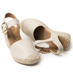 Price Shoes Tacón de Cuña para Mujer 622XD-858BEIGE