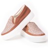 Price Shoes Tenis Moda para Mujer 962DN35CAMEL