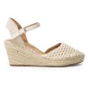 Price Shoes Tacón de Cuña para Mujer 622XD-838CREMA
