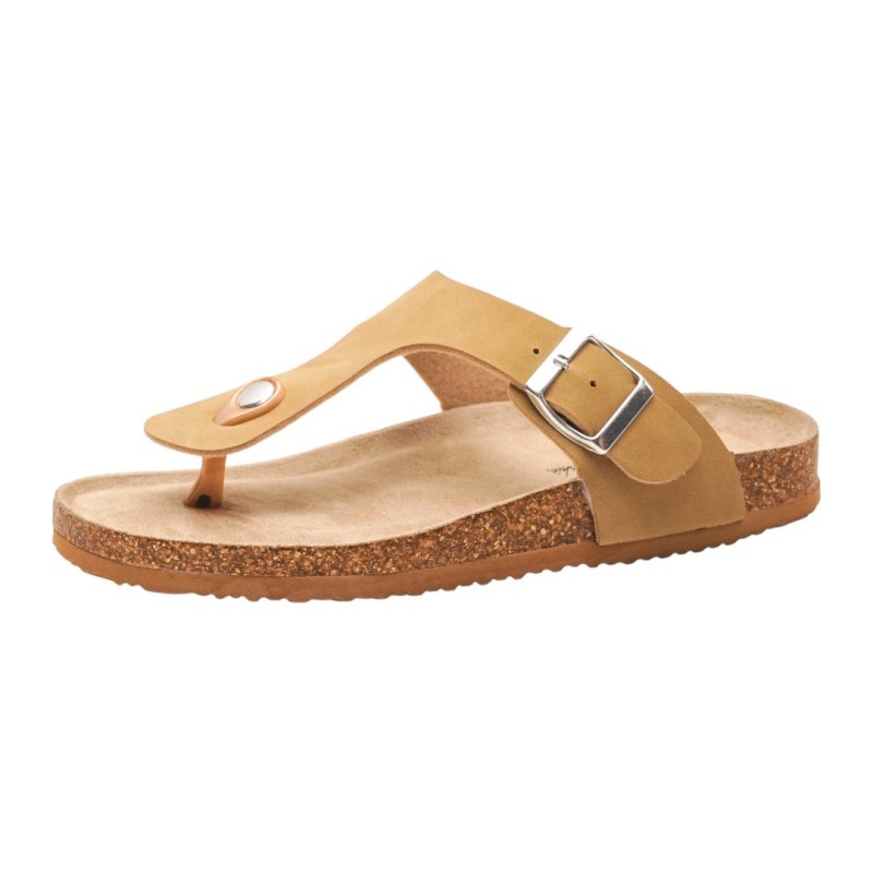 Price Shoes Sandalias Planas para Mujer 942AMELIECAMEL