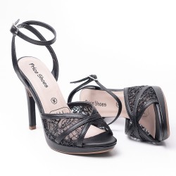 Price shoes sandalia  de Tacon para mujer 882VS019NEGRO