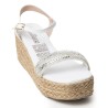Price Shoes Plataforma en Yute para Mujer 382085BLANCO