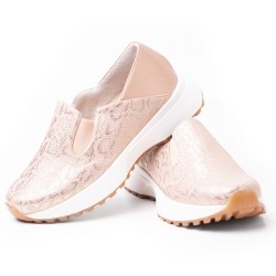 Price Shoes mocasines deportivos para mujer 282M-500OROROSA