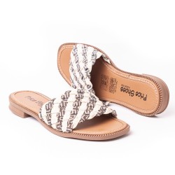 Price Shoes Sandalia Plana Mujer 692T102CAMEL