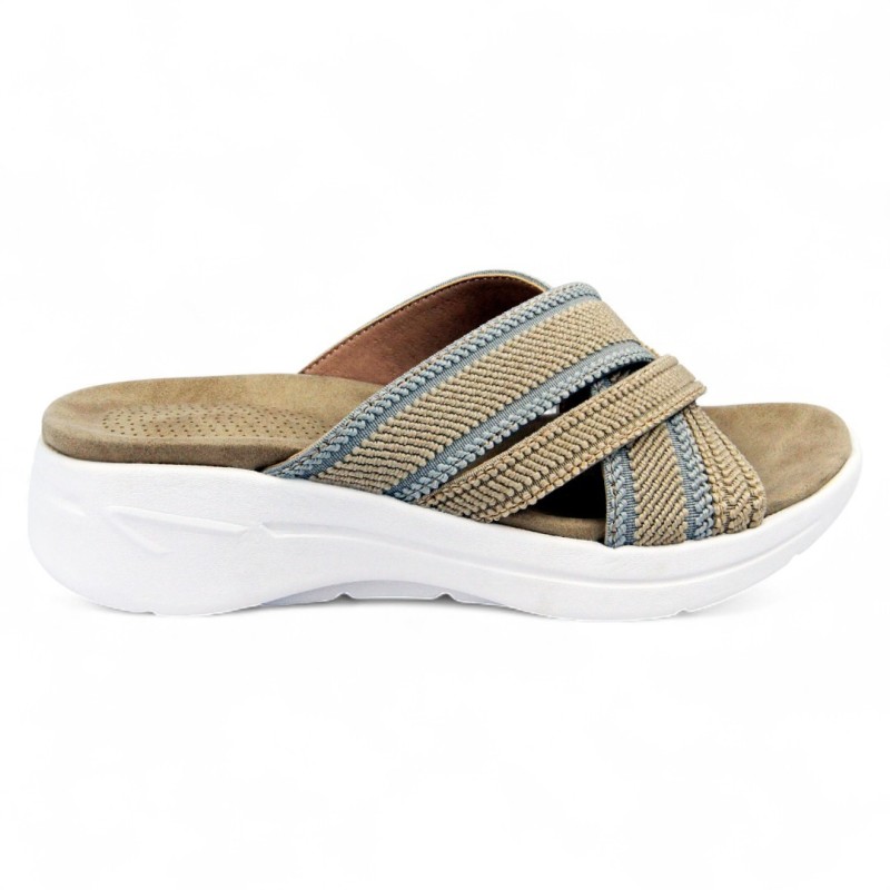 Price Shoes Sandalia Moda para Mujer 6223J8358GRIS