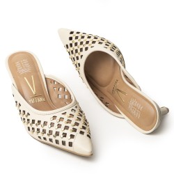 vizzano  Zapatos  puntudo de tacón para Mujer 0221456-106CREMA