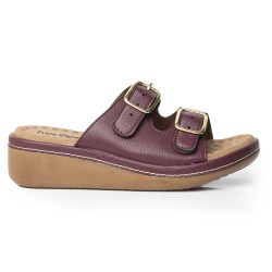 Price Shoes Sandalias Confortables Mujer 6922603-2VINO
