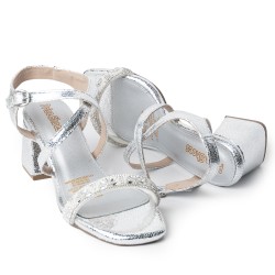 Price Shoes Sandalias Elegantes Mujer 4423231PLATA