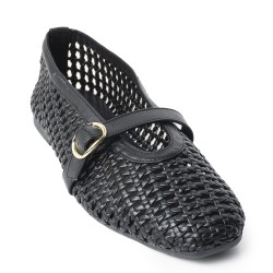 Price Shoes Baletas Tejidas Mujer 4423187NEGRO