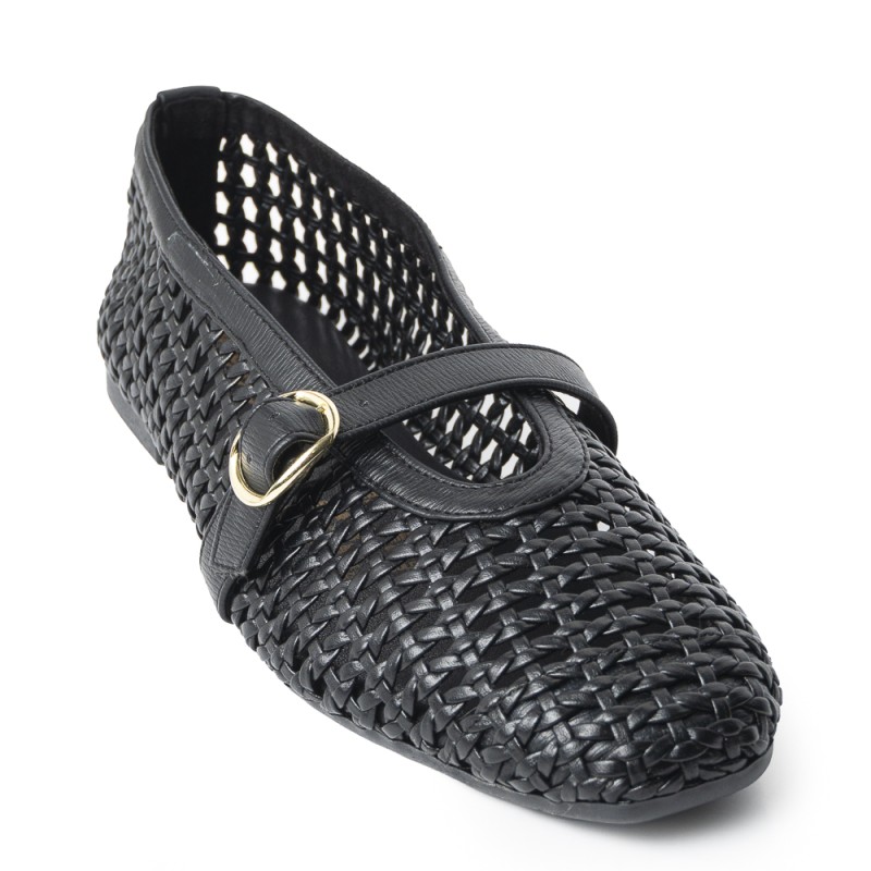 Price Shoes Baletas Tejidas Mujer 4423187NEGRO