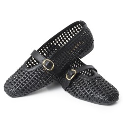 Price Shoes Baletas Tejidas Mujer 4423187NEGRO