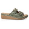 Price Shoes Sandalias Confortables Mujer 6922603-2VERDE