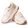 Price Shoes Tenis Con Plataforma Mujer 282M-521CHAMPANA