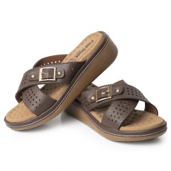 Price Shoes Sandalias Confort Mujer 6922526CAFE