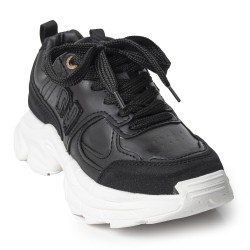 Priceshoes Tenis Urbanos Mujer 822747NEGRO
