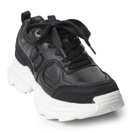 Priceshoes Tenis Urbanos Mujer 822747NEGRO