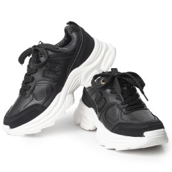 Priceshoes Tenis Urbanos Mujer 822747NEGRO