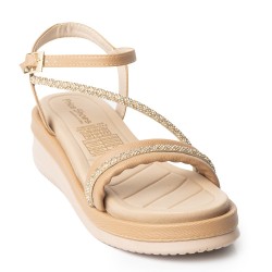 Price Shoes Sandalias Con Plataforma Mujer 902CONF-61AMARETTO