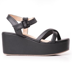 Price Shoes Sandalias Con Plataforma Mujer 9521243NEGRO
