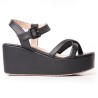 Price Shoes Sandalias Con Plataforma Mujer 9521243NEGRO