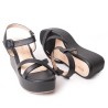 Price Shoes Sandalias Con Plataforma Mujer 9521243NEGRO