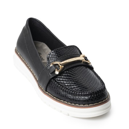 Price Shoes Mocasines Elegantes Mujer 252124NEGRO