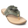 Price Shoes Sandalias Artesanales Mujer 692PL5122VERDE