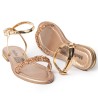 Price Shoes Sandalias Brillantes Mujer 4822607OROROSA