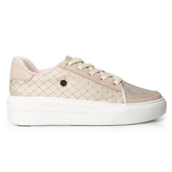 Price Shoes Tenis Urbanos Con Plataforma Mujer 252D-03NUDE