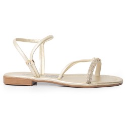 Price Shoes Sandalias Elegantes Mujer 4820509CHAMPANA