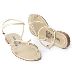 Price Shoes Sandalias Elegantes Mujer 4820509CHAMPANA