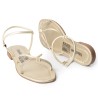 Price Shoes Sandalias Elegantes Mujer 4820509CHAMPANA