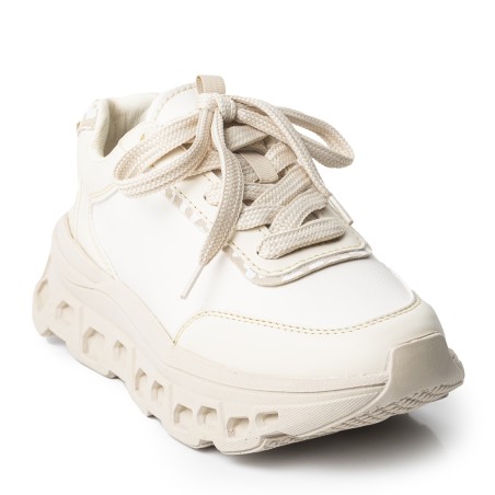 Price Shoes Tenis Urbanos Mujer 822743BEIGE