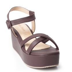 Price Shoes Sandalias Con Plataforma Mujer 9521243VINO