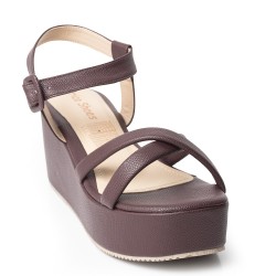 Price Shoes Sandalias Con Plataforma Mujer 9521243VINO