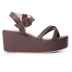 Price Shoes Sandalias Con Plataforma Mujer 9521243VINO